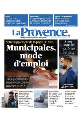 Cover of La Provence Martigues-Istres-Vitrolles-Marignane