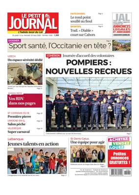 Cover of Le Petit Journal - L'hebdo local du Lot