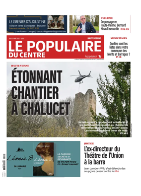 Cover of Le Populaire du Centre (Haute-Vienne)