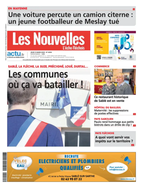 Cover of Les Nouvelles - L'Echo Flechois (FL)