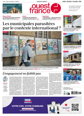 Cover of Ouest France (Caen - Bayeux - Falaise - Vire)