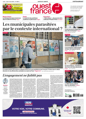 Cover of Ouest France (Chateaubriant)