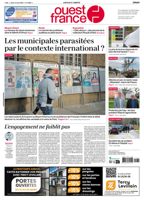 Cover of Ouest France (Dinan)
