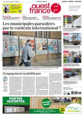 Cover of Ouest-France (Lannion / Paimpol / Guingamp)