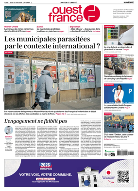 Cover of Ouest France (Mayenne)