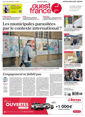 Cover of Ouest France (Nantes Nord-Loire - Ancenis)