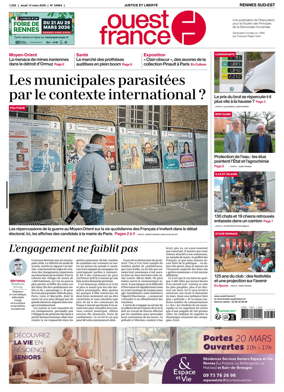 Cover of Ouest-France (Rennes Sud-Est)