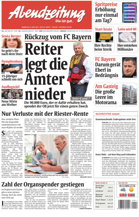 Cover of Abendzeitung Munchen