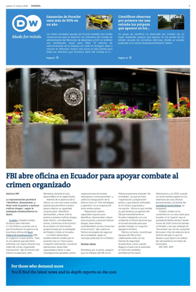 Cover of Deutsche Welle (Spanish edition)