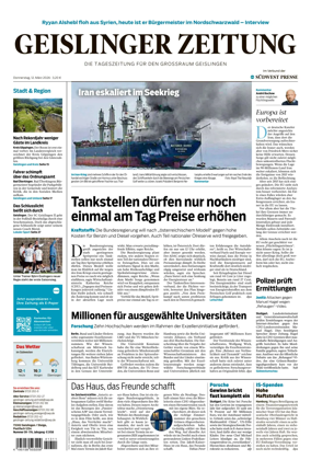 Cover of Geislinger Zeitung