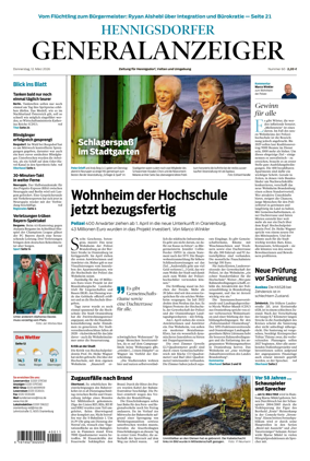 Cover of Hennigsdorfer Generalanzeiger