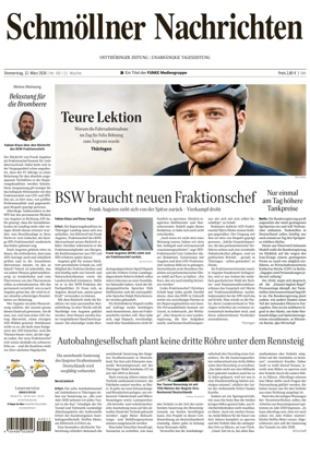 Cover of Ostthuringer Zeitung (Schmolln)
