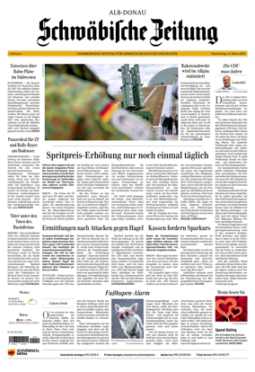 Cover of Schwabische Zeitung (Alb-Donau)