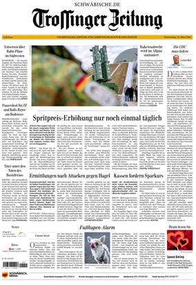 Cover of Trossinger Zeitung