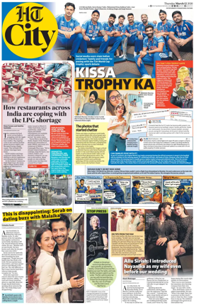 Cover of Hindustan Times (Chandigarh) - City