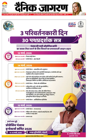 Cover of Dainik Jagran - Chandigarh