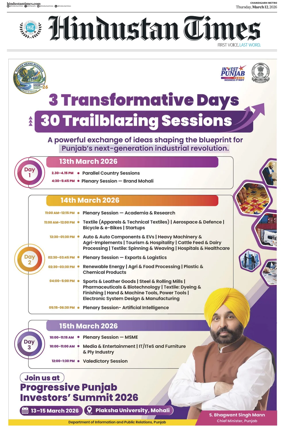 Cover of Hindustan Times (Chandigarh)