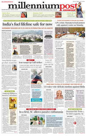 Cover of Millennium Post (Kolkata)
