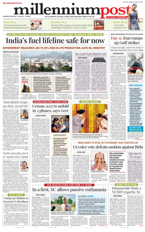 Cover of Millennium Post