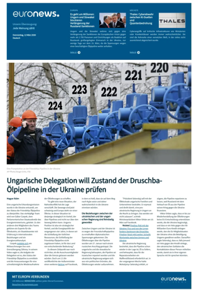 Cover of Euronews (German Edition)