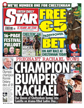 Cover of Irish Daily Star