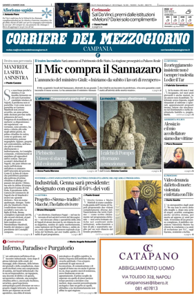 Cover of Corriere del Mezzogiorno (Campania)