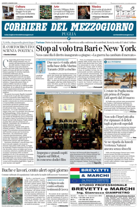 Cover of Corriere del Mezzogiorno (Puglia)