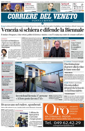 Cover of Corriere del Veneto (Padova e Rovigo)