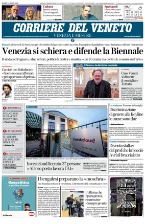 Cover of Corriere del Veneto (Venezia e Mestre)