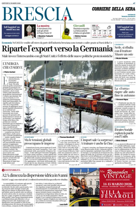 Cover of Corriere della Sera (Brescia)