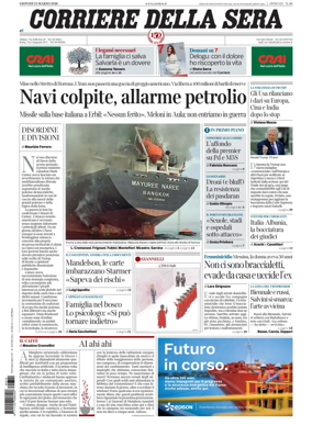 Cover of Corriere della Sera