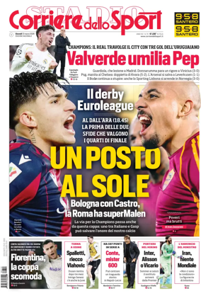 Cover of Corriere dello Sport