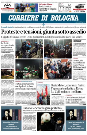 Cover of Corriere di Bologna