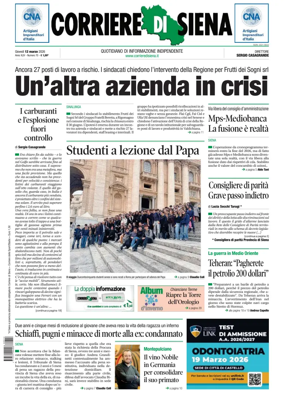 Cover of Corriere di Siena