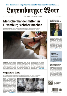Cover of Luxemburger Wort
