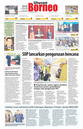 Cover of Utusan Borneo (Sarawak)
