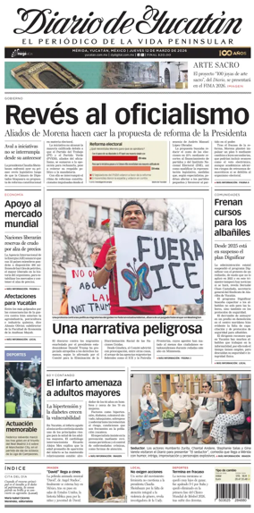 Cover of Diario de Yucatan