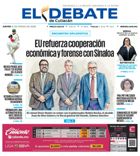 Cover of El Debate de Culiacan