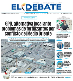 Cover of El Debate de Los Mochis
