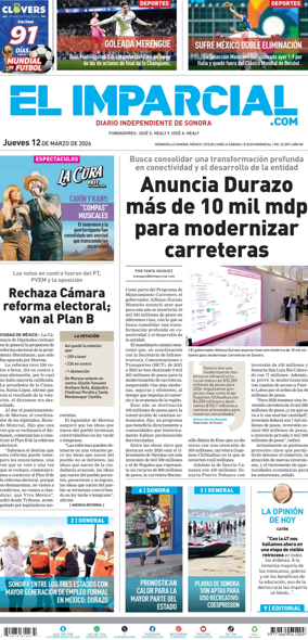 Cover of El Imparcial