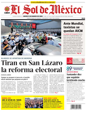 Cover of El Sol de Mexico