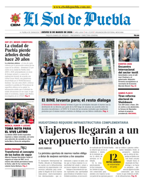 Cover of El Sol de Puebla