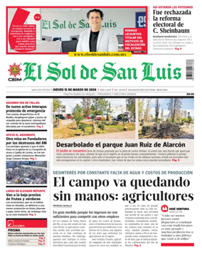 Cover of El Sol de San Luis Potosi