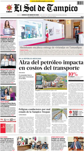 Cover of El Sol de Tampico