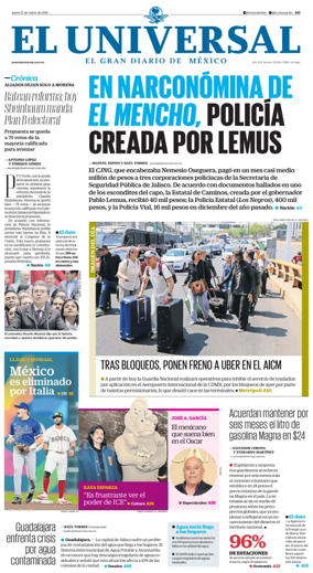 Cover of El Universal