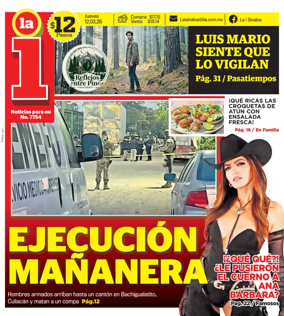 Cover of La I de Sinaloa