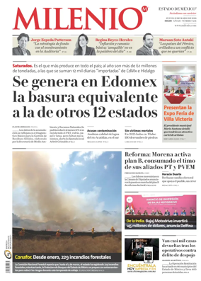 Cover of Milenio Edo de Mexico