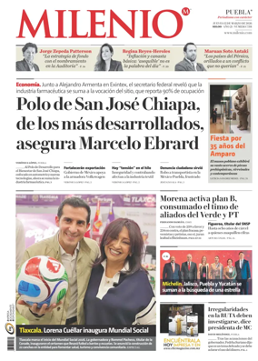 Cover of Milenio Puebla