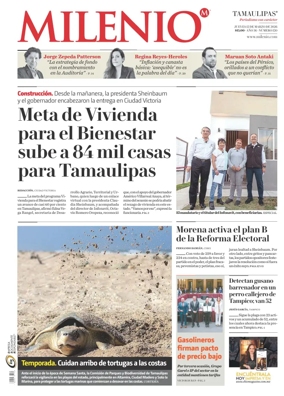 Cover of Milenio Tamaulipas