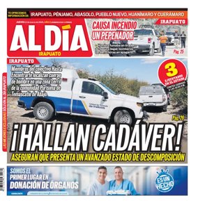 Cover of Periodico Al Dia (Irapuato)